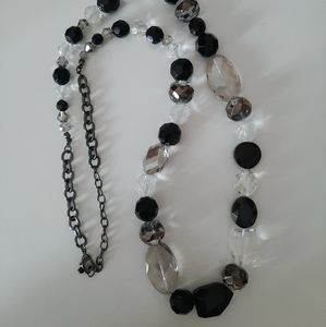 Crystal beaded necklace
